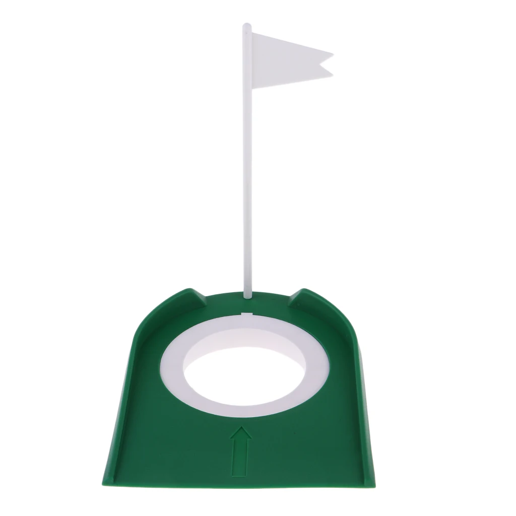 Golf Putting Hole & Flag Putting Practice Cup Practice Training Aids Golf Training Putters Mat Equipment Accessories