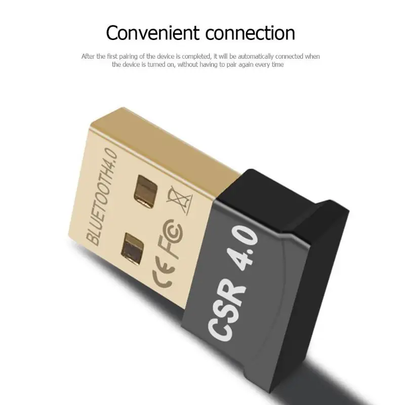 USB Bluetooth адаптер тонкий дизайн для динамика ПК компьютер USB Bluetooth ключ BT4.0 аудио музыкальный приемник адаптер