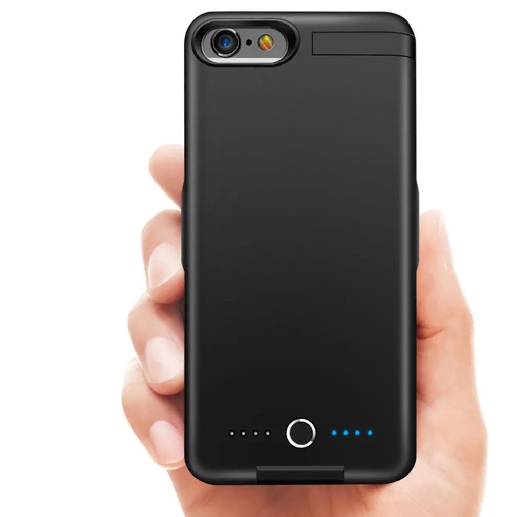 5000 мАч Внешний Аккумулятор Чехол для зарядки для iPhone 6/6 S/7/8 чехол для зарядного устройства чехол для мобильного телефона