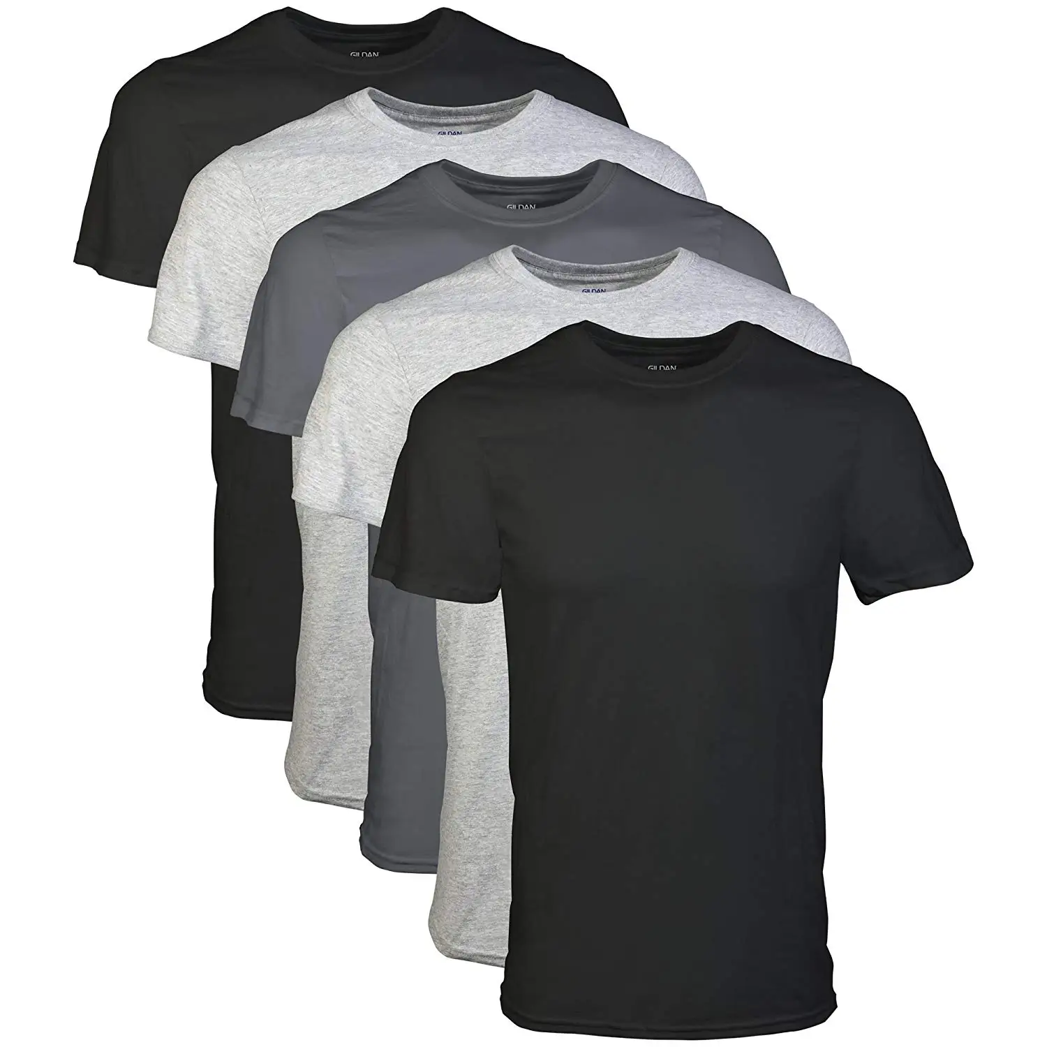 

Men's Assorted Crew T-Shirt Multipack Casual O-Neck Short