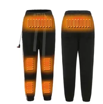 

Winter Heating Pants Men Women Electric Motorcycle Heated Pants USB Electric Trousers 9 Pcs Heated Pads XS-4XL