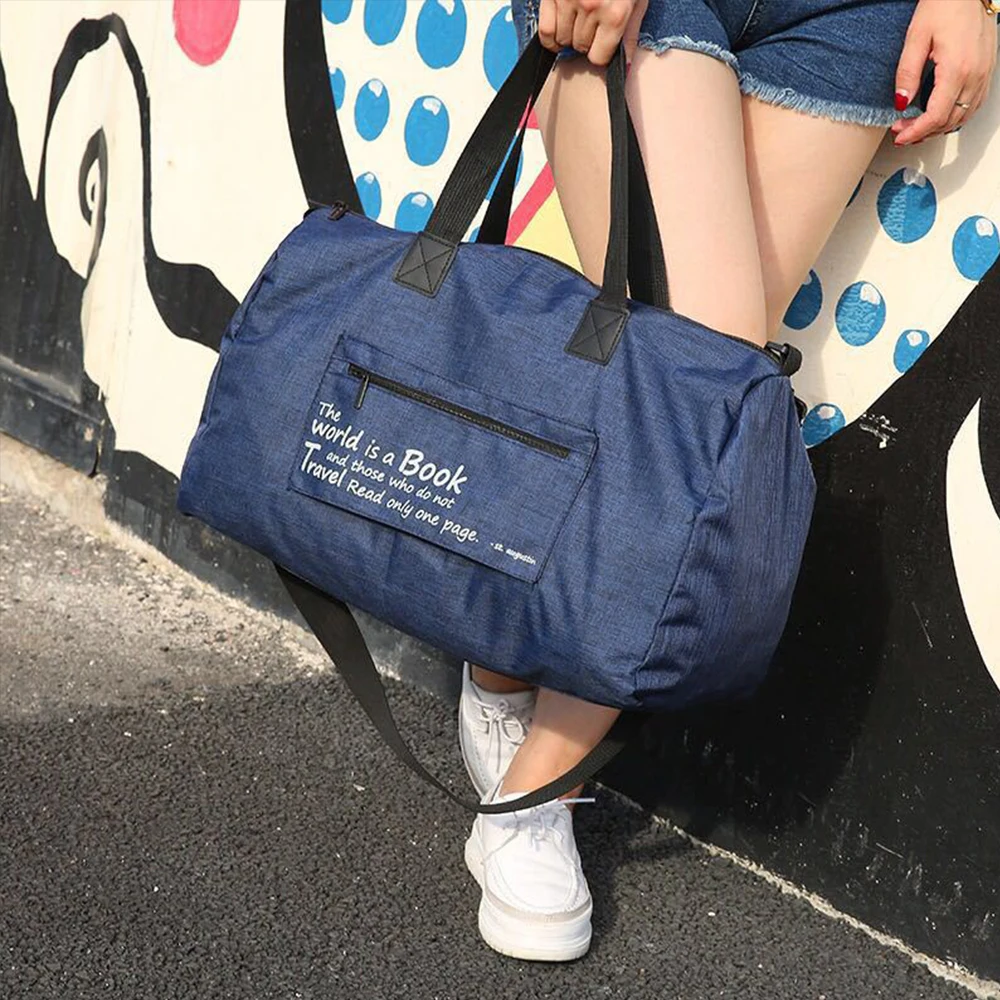 26L Foldable Bag Tote Handbag Durable Travel Bag Accessories Practical Gym Sport Bag Outdoor Unisex Men Backpack Women