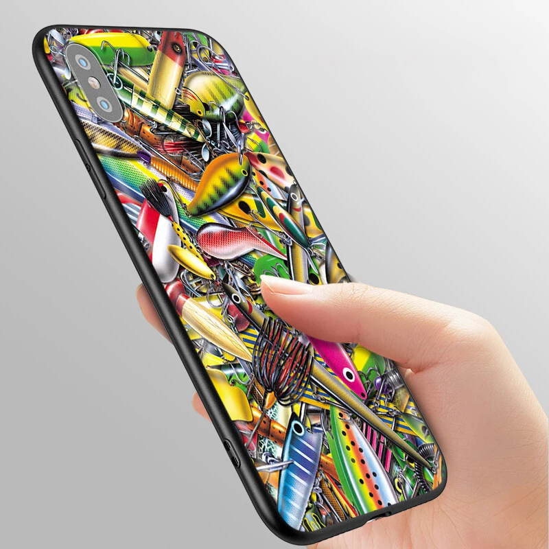 Мягкий силиконовый чехол YIMAOC Angling Go для iPhone 12 Mini 11 Pro XS Max XR X 8 7 6 6S Plus 5 5S SE|Бамперы| |