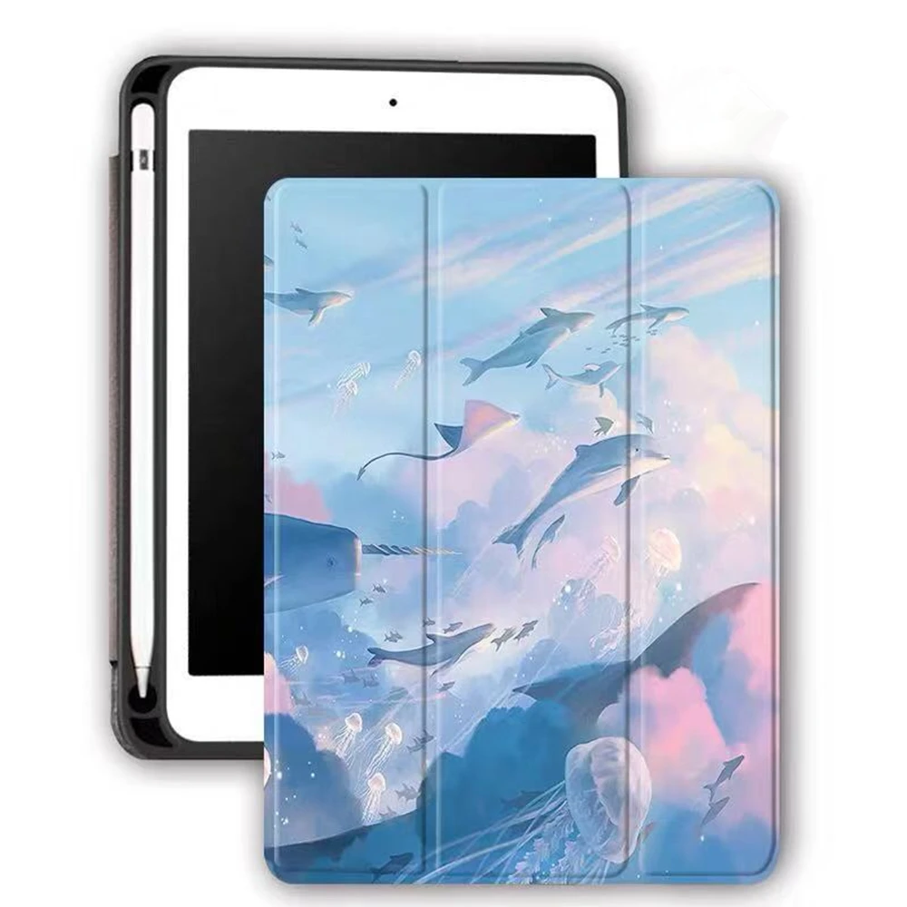 Чехол для IPad 2017 чехол iPad 5 Мягкая силиконовая задняя крышка 2018 9 7 умный из