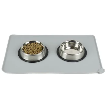 

Waterproof Pet Mat for Dog Cat Silicone Pet Food Pad Pet Bowl Drinking Mat Dog Feeding Placemat easy Washing