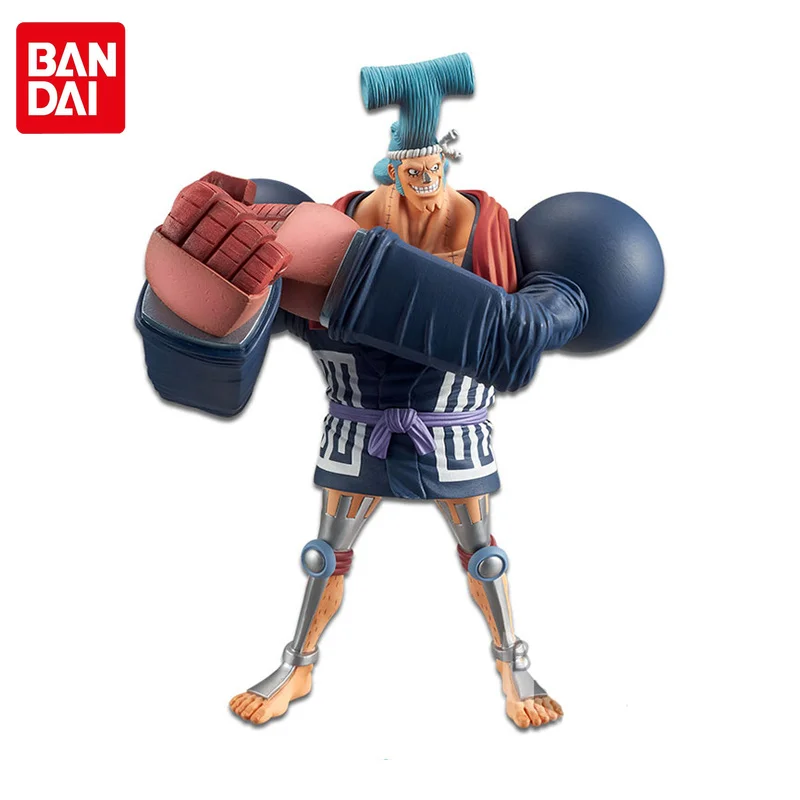 Фигурки аниме BANDAI ONE PIECE 17 см DXF Фрэнки Гранд лайн для мужчин VOl.8 серии фигурки