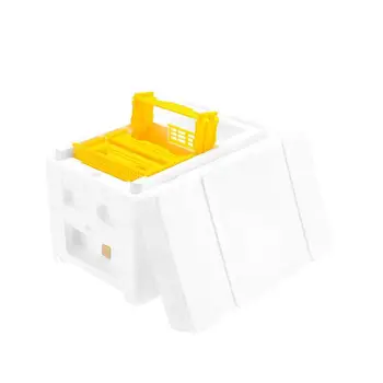 

Bee Mating Box Bee Storage Box Practical Beehive Beekeeping Tool Harvest Bee Hive Home Hive Case Foam Frames Beekeeping King Box