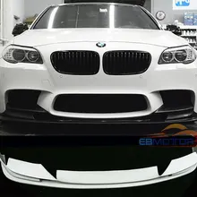 Неокрашенный 3D Стиль передний спойлер для BMW F10 5-Series M5 модель 2012UP B201F