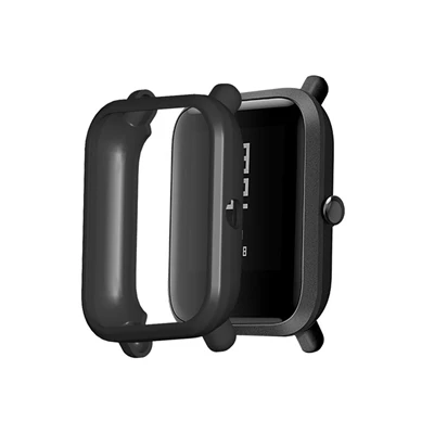 Черный Чехол для Xiaomi Huami Amazfit Bip Youth/Lite Watch Ультратонкий Мягкий ТПУ Чехол протектор Высокое качество Лучшая цена K40 - Цвет: Черный