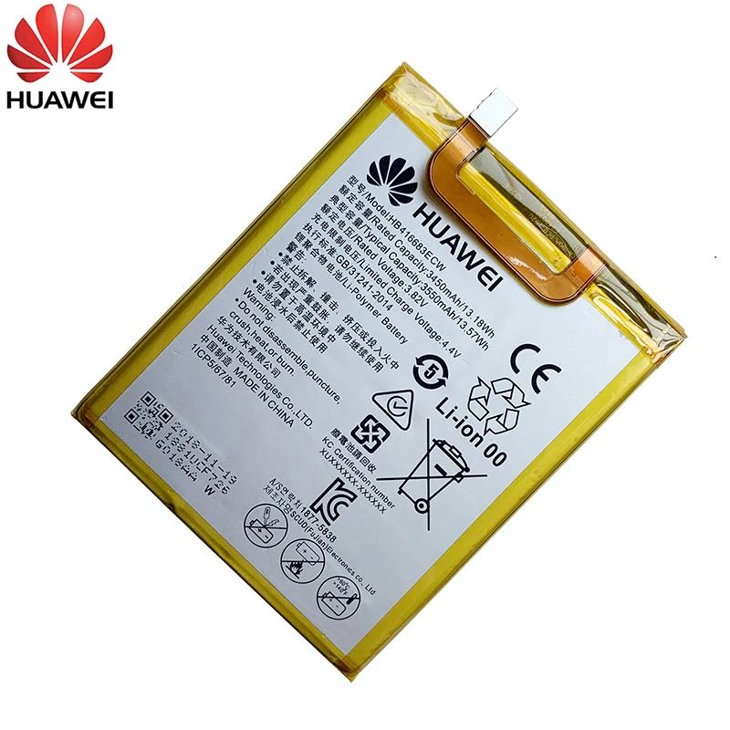 100% Оригинальный аккумулятор Hua wei HB416683ECW для Huawei Nexus 6P Nexus6P H1511 H1512 сменная батарея