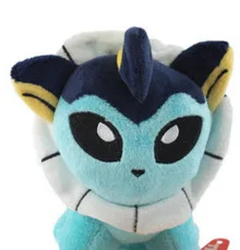 Зеленый 8 шт. 12 см Q игрушка Пикачу Eevee Vaporeon Jolteon Flareon и Espeon мягкие животные плюшевые игрушки - Цвет: Зеленый