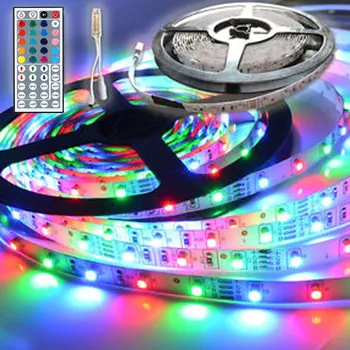 

LED Strip Waterproof Car Interior Lights Light Bars Decoration 10M Halloween SMD 3528 Christmas Multicolor Remote Control