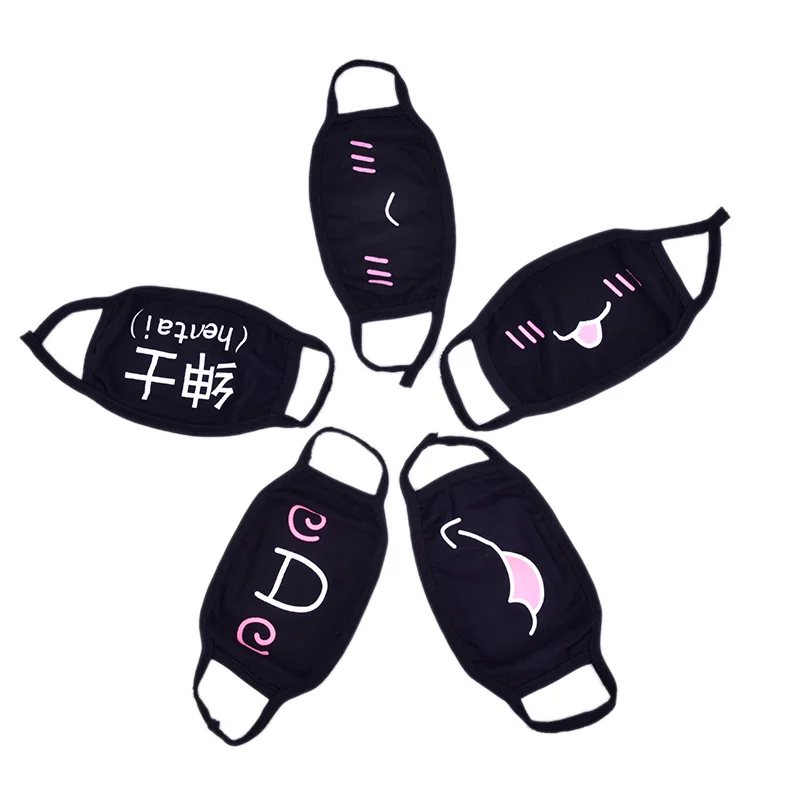 1 шт. забавная маска для рта с буквенным принтом зубы унисекс хлопковая лица