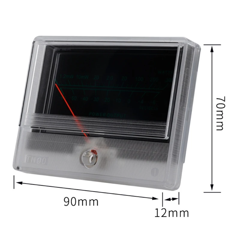 Pannello Vu Meter Bulb Warm Back Light Livello Di Registrazione Amp Meter E5Be