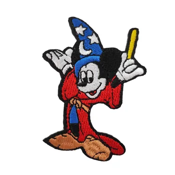 

3'' Mickey Mouse Fantasia Embroidered Iron On Applique Patch