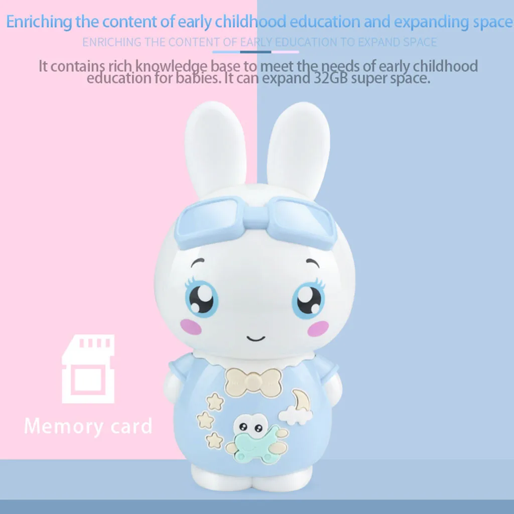 Забавная игрушка обучающая машина новые игрушки "Кролик" Обучающая креативная маленькая белая история машина забавная игра 8,23
