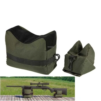 

Tactical Combat Rifle Sandbags Front Rear Shooting Bench Bag Military Airsoft Paintball Hunting Unfilled Target Bench Bags