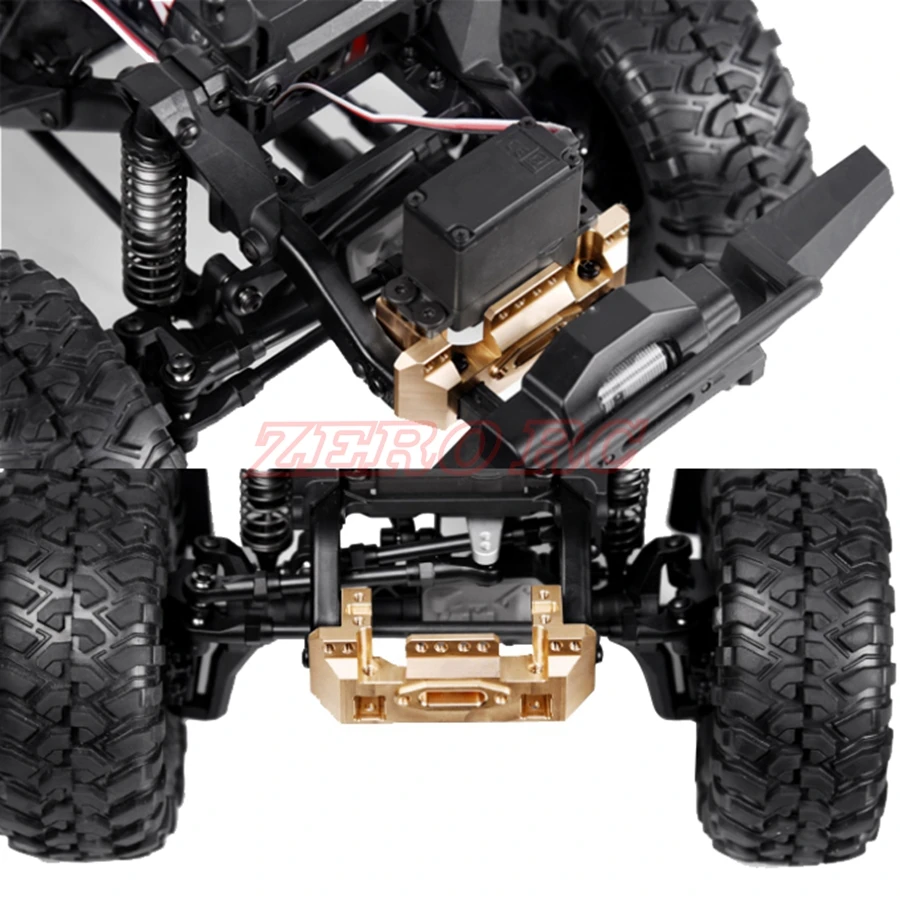 TRX4 сверхмощный латунный передний бампер крепление с сервоприводом для 1/10 RC Crawler TRAXXAS Trx-4 T4