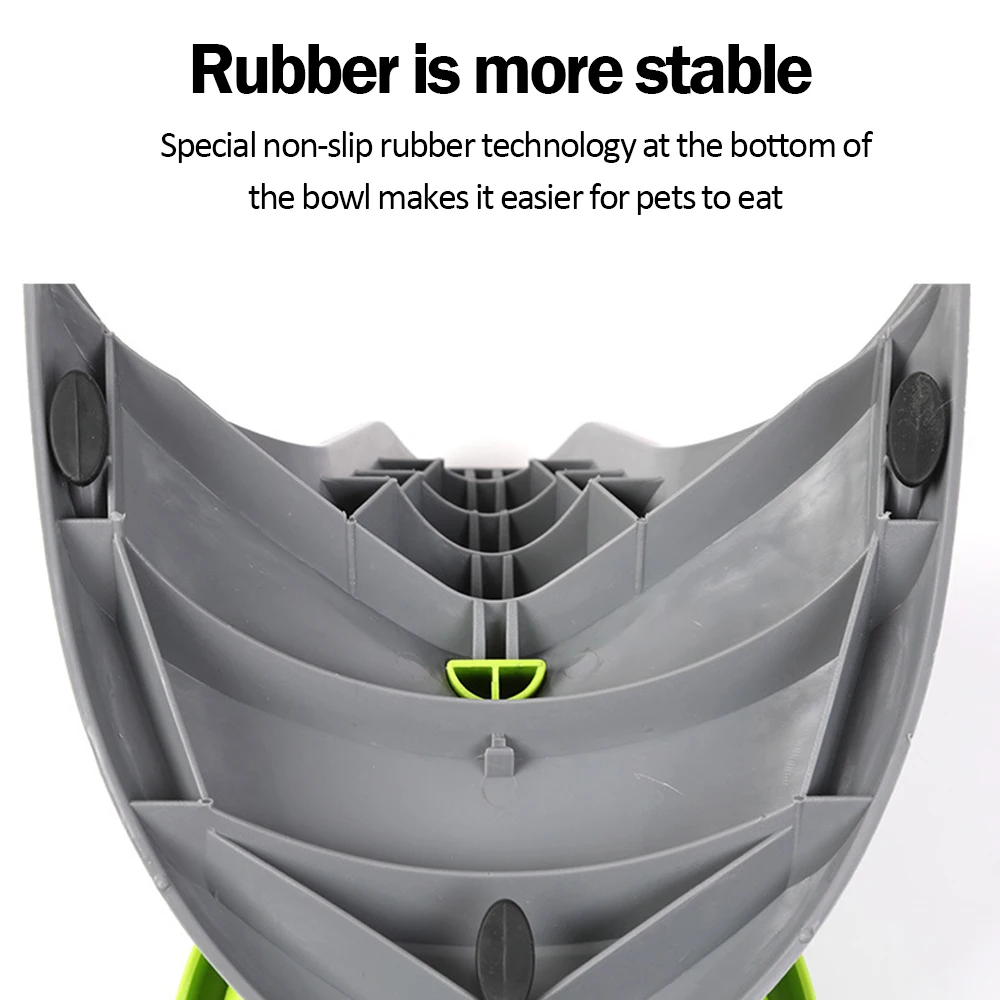 Adjustable Pet Cat Bowl Anti Choke Dog Bowl Stacking Design Cervical Spine Protectionslow Food Bowl Cat 4