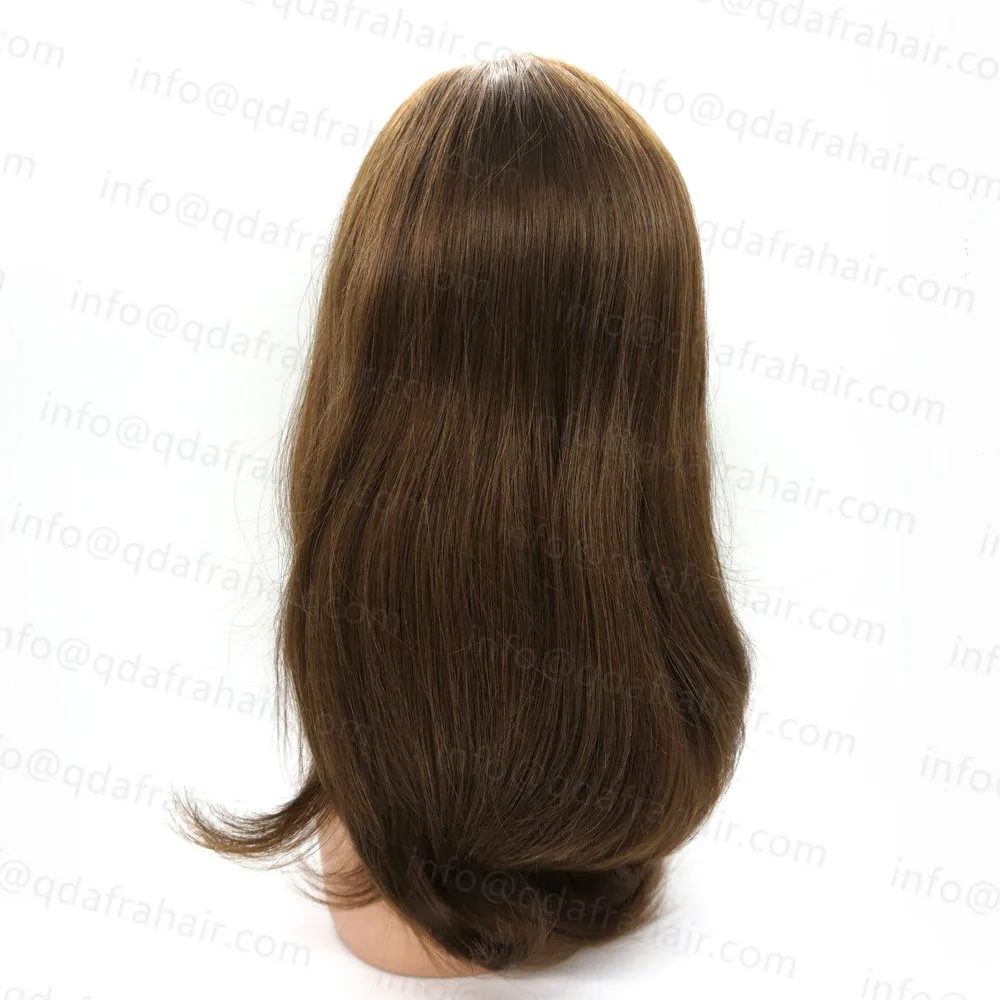 Hstonir еврейский парик Осень Juwish Sheitel Шелковый Топ Perruque Demi Tete chevex Humain Европейский remy hair JW03