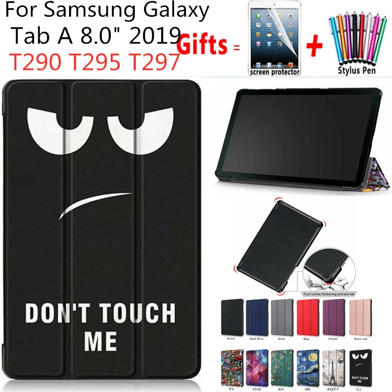Чехол для планшета для Samsung Galaxy Tab A 8,0 SM-T290 T295 ультратонкая Кожа Стенд кожаный чехол для Samsung Galaxy Tab A T290 T297 чехол funda