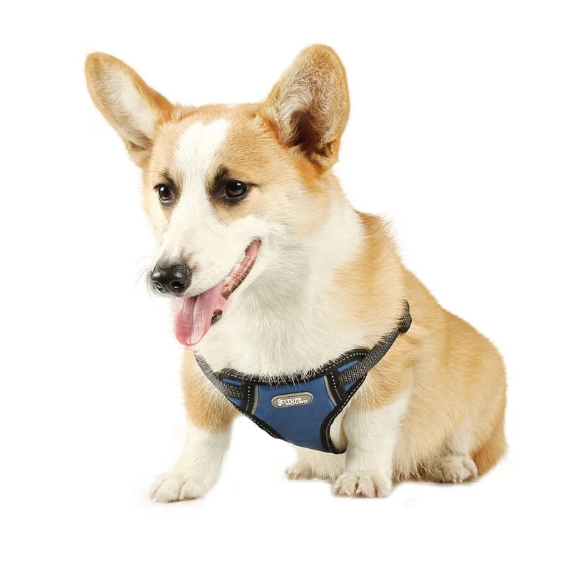 TUFF HOUND Светоотражающие нейлоновые шлейка для собаки домашнего животного ошейник Регулируемый мягкий большие пластиковые контейнеры для тату жилет собаки хаски собаки