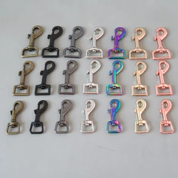 1PCS 15mm 20mm 25mm Metal Swivel Lobster Clasp Trigger Clip Loop Snap Hook For Dog Pet Leads Leash Hardware Sewing DIY Accessory