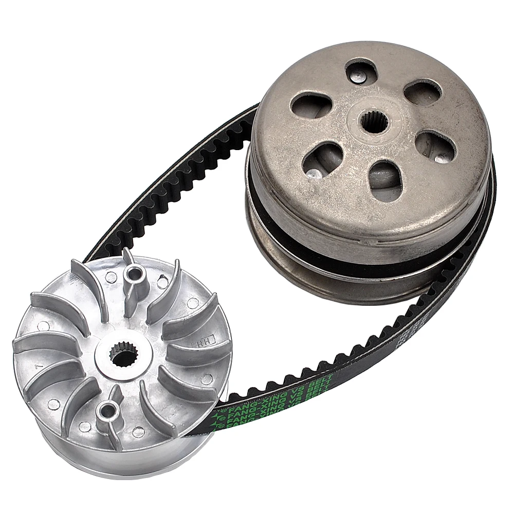 aohuang Gy6 150cc high performance clutch set，include clutch Assembly and Variator Assembly with 743 belt fit for GY6 125cc And 150cc 4-Stroke Engine Scooter ATV Taotao Roketa Sunl 