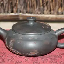 Jian shui purple ceramic tea pot Китайский чайник Цзяньшуйская керамикачайник из Цзяньшуй* Banyue Hu "Полумесяц* about 200ml