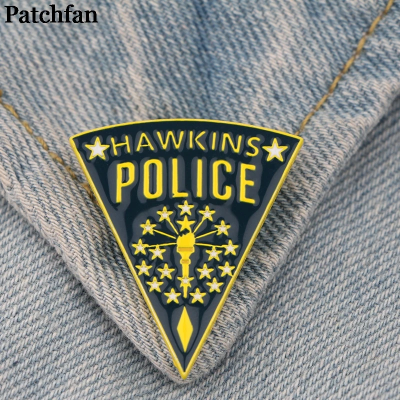 Patchfan странные вещи цинк металлический Узелок Значки для рубашки Сумка Одежда Кепка рюкзак броши значки медали украшения A2362