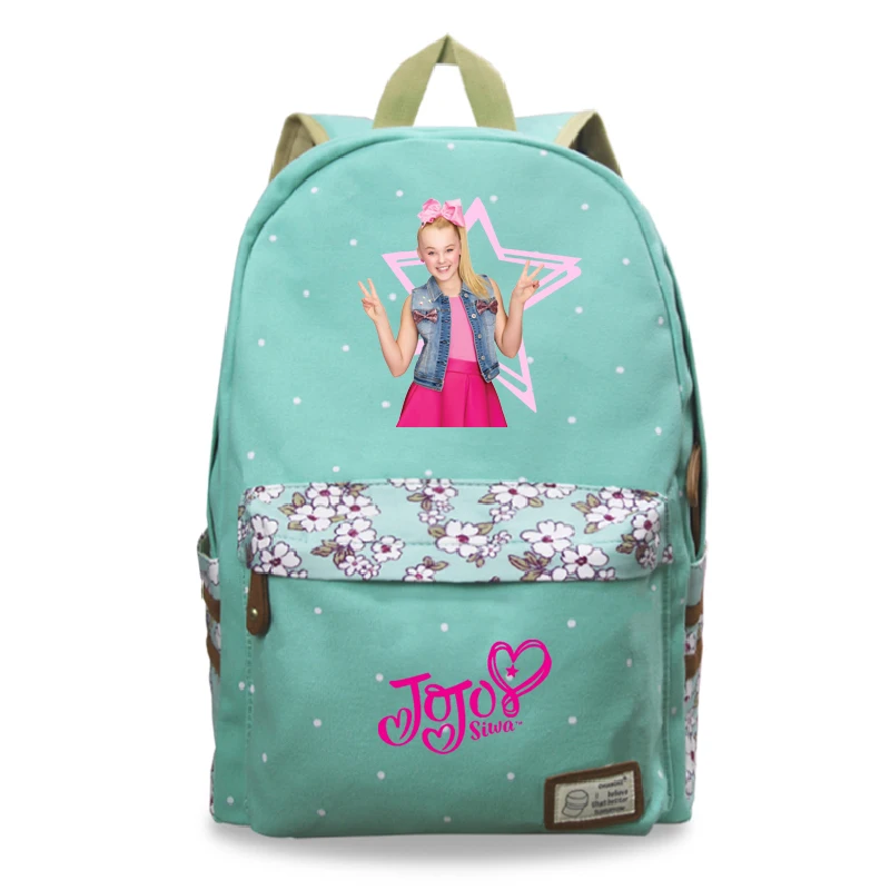 Повседневный Рюкзак Jojo Siwa студенческий модные новые высококачественные сумки