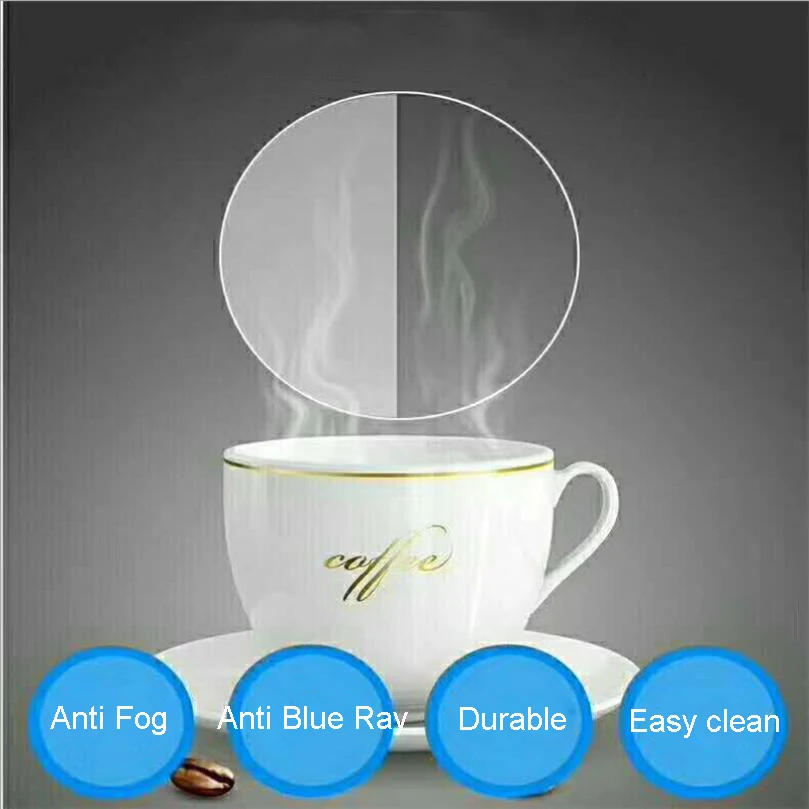 Анти-туман Анти-синий светильник асферический Одиночная закаленная