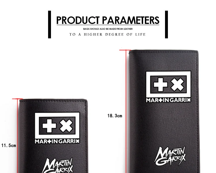Netherlands Music Producer Martin Garrix Wallet PU Men Long Purse GRX (1)