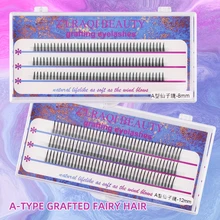 

Lezyan Flower Fairy/Type A / Fairy Single Hot Melt 0.07 Natural Single Cluster Planting False Eyelashes For Eyelash Extension