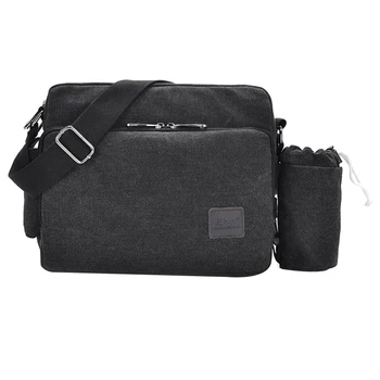 

Postman Bag Multi-Pocket Shoulder Bag Wallet Canvas Multifunctional Messenger Bag Handbag Travel Coin Purse