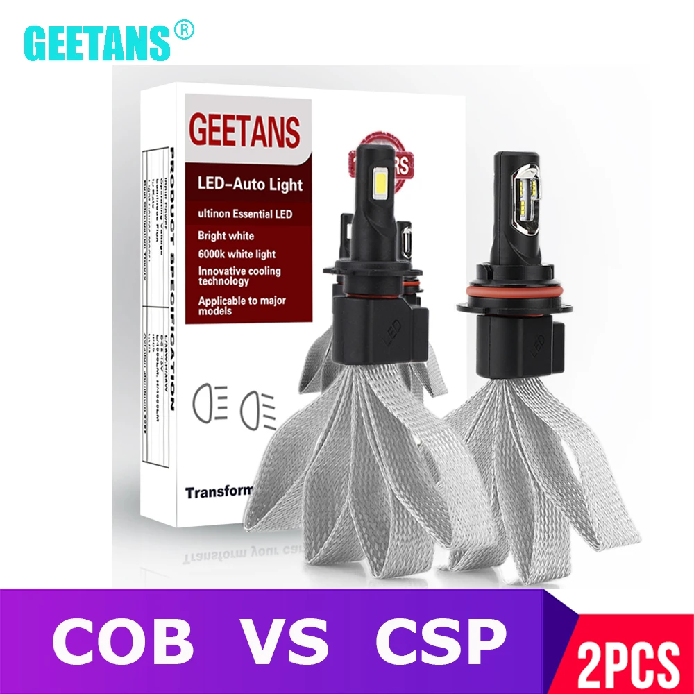 

2X S7 Car Headlight Bulbs LED H7 H4 H27 H1 H8 H9 H11 HB5 9005 HB3 9006 HB4 H3 12V 60W 6000K CSP 12000LM Lamp Auto Bulb Light CJ