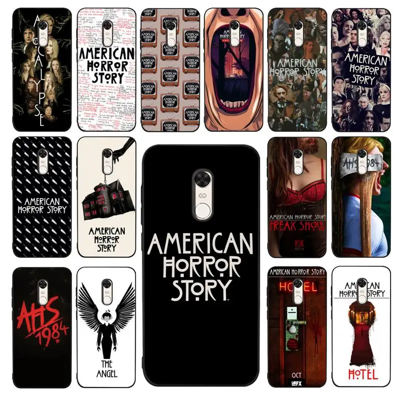 YNDFCNB TV de historia de terror americano AHS 1984 caja del teléfono para RedMi 4X 5 plus 5 5 5 6 6 7 8 9 A 6pro ir K20 cubierta