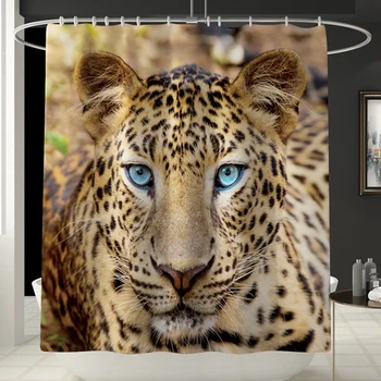 

Bath Shower Curtains 180X180cm Mold Resistant Waterproof Shower Bathroom Curtain with Hooks