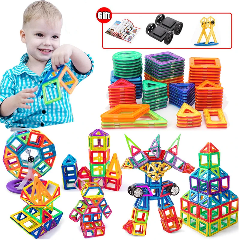 Big Size Magnet Designer Magnetic Blocks 3d Construction Model Building Educational Constructor Toys For Children | Игрушки и хобби