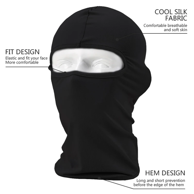 HEROBIKER Nuova Moto Viso Maschera Балаклава Viso Scudo Biker Ski Viso Maschera Moto Antivento Lycra Moto дышащая Maschera