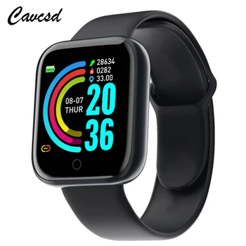 

Y68 heart rate smart watch D20 sports Bluetooth pedometer blood pressure watch emotion detection temperature smart watch