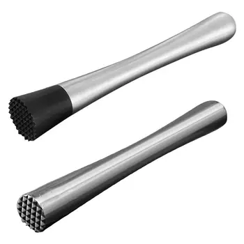 

Stainless Steel Wine Mixing Stick Cocktail Muddler Shaker With Crushing Hammer DIY Drink Fruit Muddler Crushed Ice Barware Tool