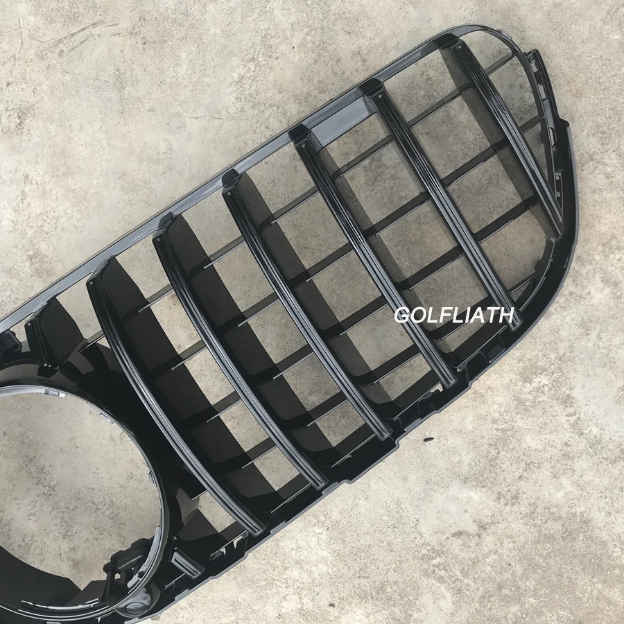 GOLFLIATH GTR Front grille center grill for 2014- Mercedes benz W253 X253 GLC GLC200 GLC250 GLC300 Sport glC450 GLC63 grille