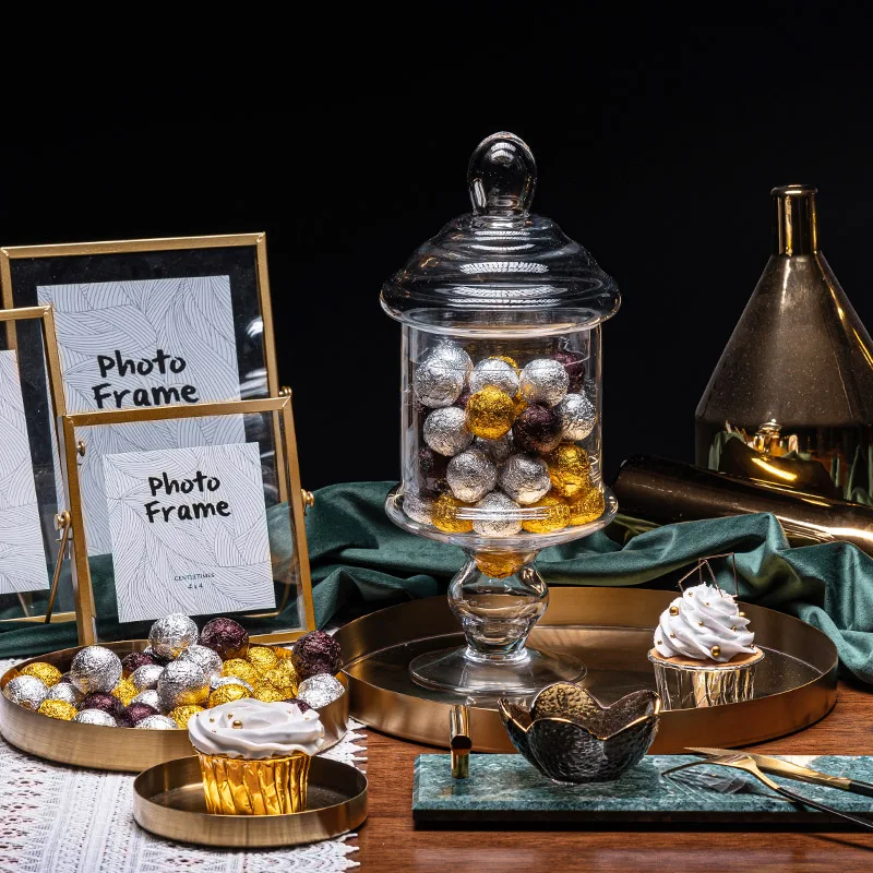 Bola de caramelo dorada y plateada de papel de chocolate de imitación, accesorios de decoración para mesa de postre, decoración navideña para ventanas