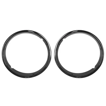

Headlight Bezels Headlight Cover Trim for 1997-2006 Jeep Wrangler TJ, Black