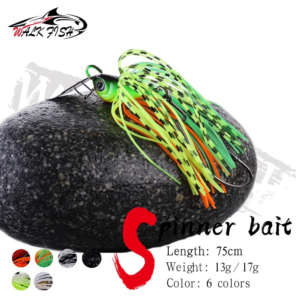 WALK FISH 1 шт. рыболовные приманки вес 13 г 17 рыболовная снасть блесна аксессуары
