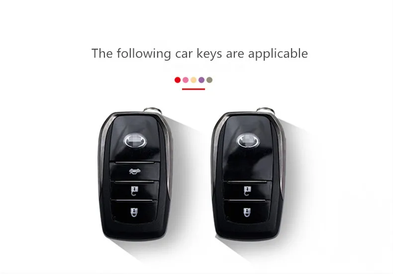 Автомобильный ключ крышка черное углеродное волокно ключ чехол для Toyota Camry мягкие часы-будильник в силиконовом корпусе ключ корпус FOB Защита пульт дистанционного управления