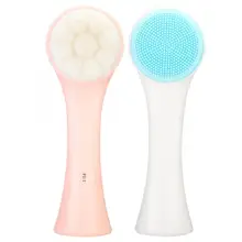 3D кисть для лица двухсторонняя силиконовая Чистящая Щетка массажная инструмент для ухода за кожей красота щетка для чистки лица