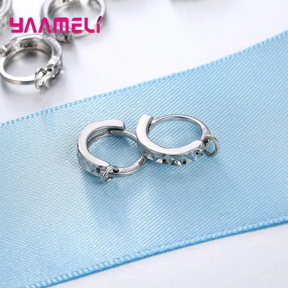 12 Designs Mixed High End 925 Sterling Silver Crystal Jewelry Findings Hot Sale Earrings DIY Making Components Accessories