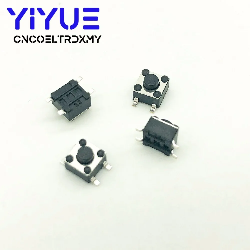 20PCS PCB Tactile Tact Mini Push Button Switch 4.54.54.3mm SMD 4pin Micro switch 4.5x4.5x4.3mm (2)